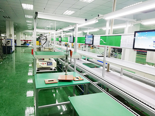 倍速链组装线生产